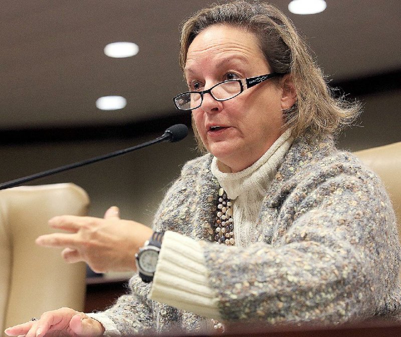 Arkansas Board of Corrections Vice Chairman Mary Parker is shown in this file photo.