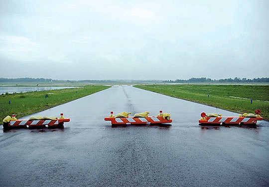 The Sentinel-Record/Mara Kuhn NEW IMPROVEMENT: Taxiway Golf, adjacent to Runway 13, is just one of the new improvements made at Hot Springs Memorial Field. An expansion and improvements totaling more than $2 million are planned during the next 18 months.