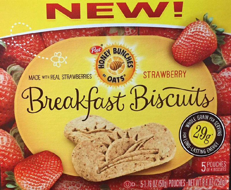 Arkansas Democrat-Gazette/JENNIFER CHRISTMAN
Honey Bunches of Oats Breakfast Biscuits for Jennifer's Slim Pickings column in ActiveStyle.