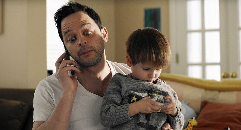 Jake (Nick Kroll) is a manchild who becomes a nanny after his entrepreneurial dreams fall apart in Adult Beginners.