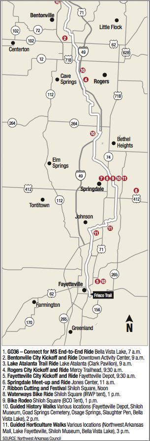 Festivities set as Razorback Greenway - Publicsafetynw0501 T600 