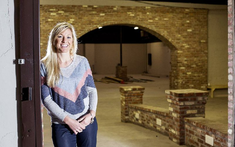 NWA Democrat-Gazette/JASON IVESTER --04/22/2015--
April Seggebruch, co-founder of Movista; photographed on Wednesday, April 22, 2015, inside The Icehouse in downtown Bentonville for nwprofiles
