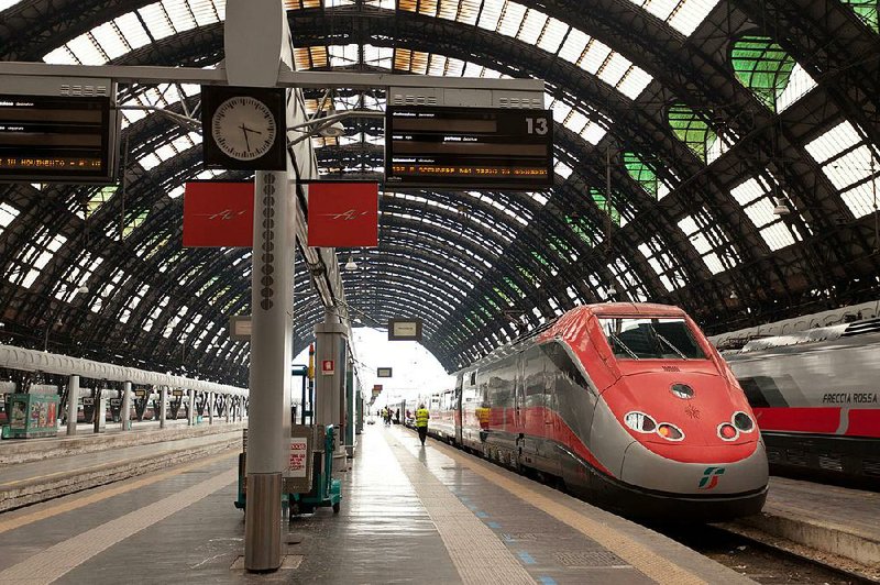 Rick Steves Europe/DOMINIC ARIZONA BONUCCELLI

Italy‚Äôs high-speed Frecce trains, such as this one, can get you from Milan to Rome in less than three hours.