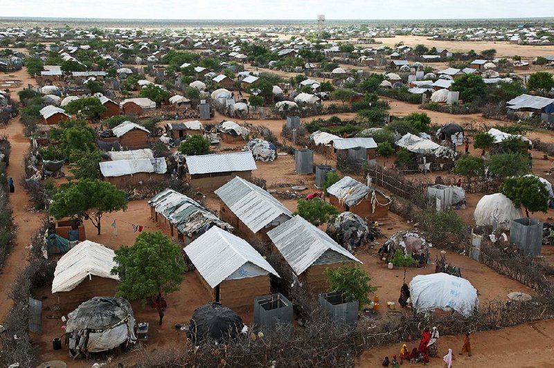 The Kenyan government is threatening to close the Dadaab camp, forcing more than 300,000 people to return to Somalia. Nearly 25 years after it was constructed as a temporary solution for families fleeing Somaliaís civil war, Dadaab refugee camp is now a sprawling city. The Kenyan government says the camp has been infiltrated by terrorists and must be shut down. Illustrates KENYA-REFUGEES (category i), by Kevin Sieff © 2015, The Washington Post. Moved Tuesday, April 28, 2015. (MUST CREDIT: Washington Post photo by Kevin Sieff)