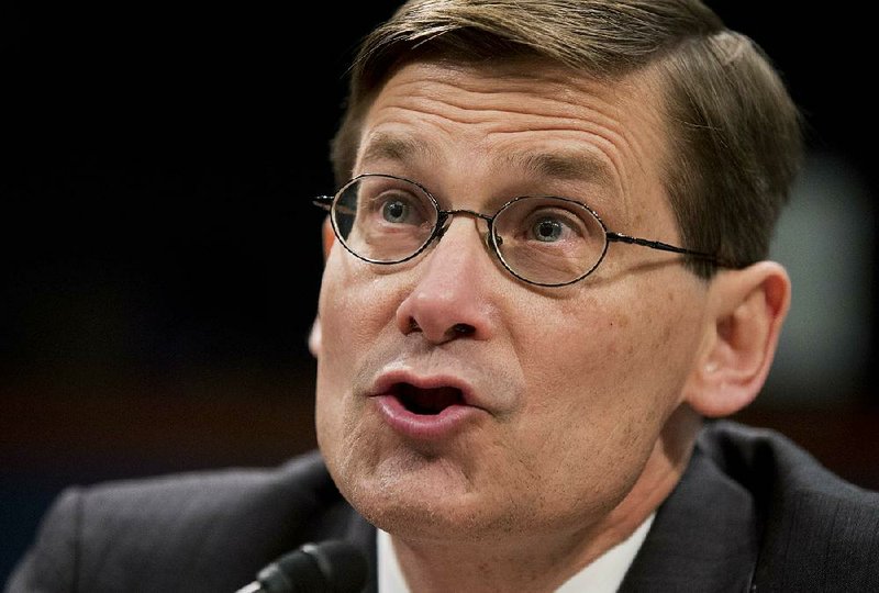 FILE - In this April 2, 2014, file photo, former CIA Deputy Director Michael Morell testifies on Capitol Hill in Washington, before the House Intelligence Committee. The former CIA official says in a new book that President Barack Obama ordered a barrage of drone strikes in Yemen in 2013 that killed the al-Qaida operatives behind the most serious plotting against American interests in years. (AP Photo/Manuel Balce Ceneta, File)