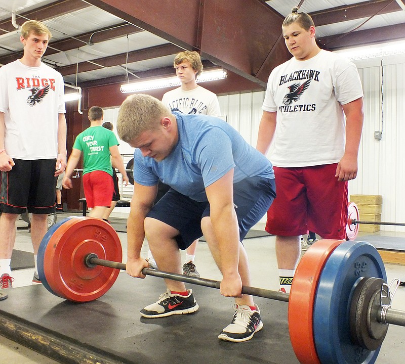 Foltz finished sixth in combined weight at the state meet in all classifications against athletes from 2A to 7A schools.