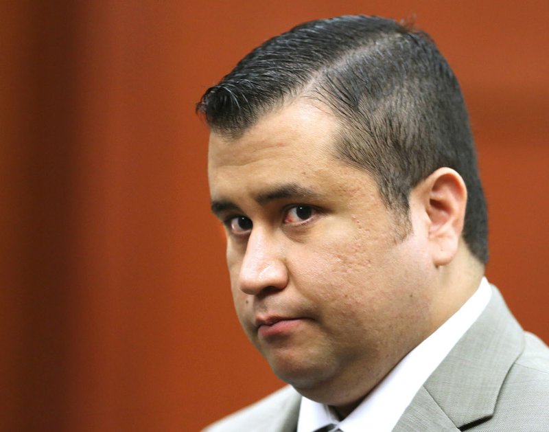 In this July 9, 2013, file photo, George Zimmerman leaves the courtroom for a lunch break his trial in Seminole Circuit Court, in Sanford, Fla. Police officers in Florida say Zimmerman has been involved in a shooting, Monday, May 11, 2015. Zimmerman was acquitted in 2013 of fatally shooting Trayvon Martin, an unarmed black teenager, in a case that sparked protests and national debate about race relations. 