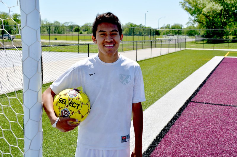 Graham Thomas/Herald-Leader Siloam Springs senior Edwin Ramirez has stepped up as a leader defensively for the Panthers. Ramirez and Siloam Springs are scheduled to play at noon Friday in the Class 6A state tournament in Searcy.