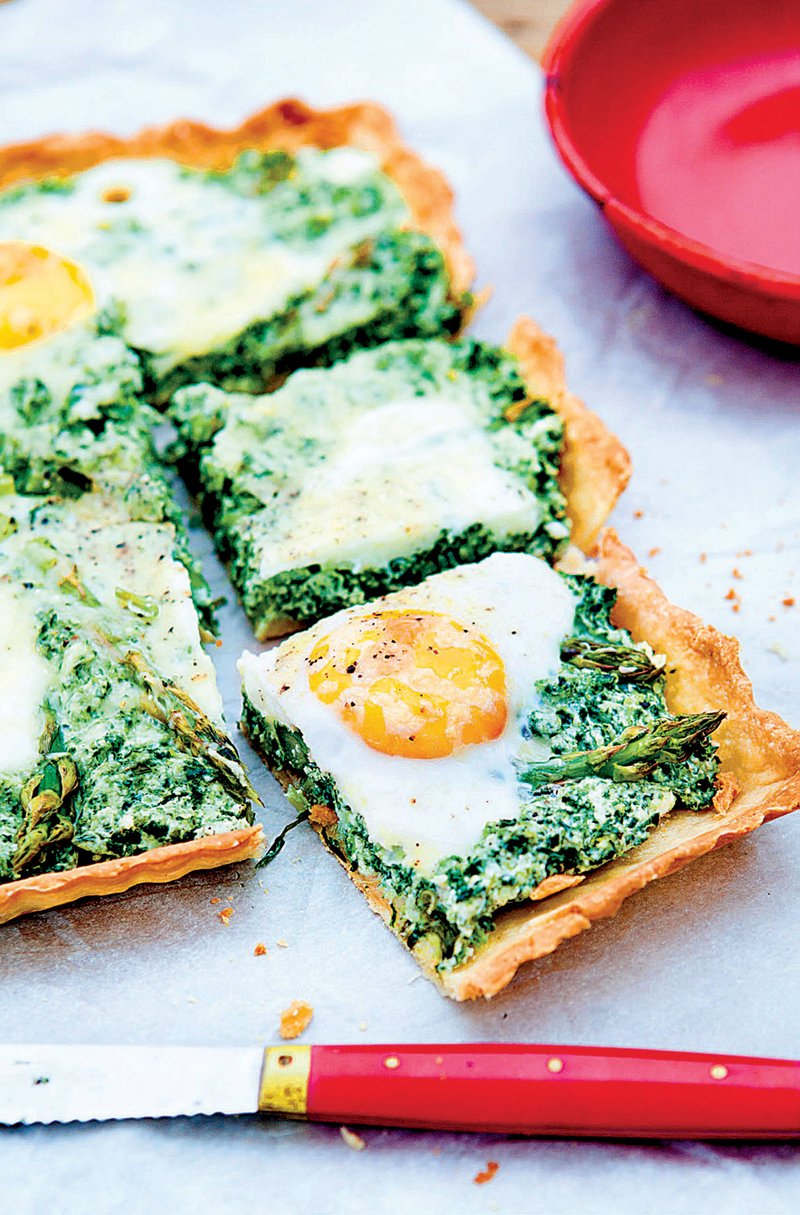 Asparagus Tart With Creamy Ricotta 