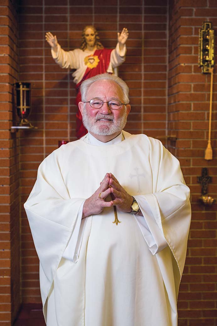 The Rev. Jack Sidler Sr. is the new priest at St. John Catholic Church in Russellville. When he was a teenager, Sidler wanted to be a Presbyterian minister, but he joined the military and spent years in the food industry before believing he was called to be a priest. He and his family lived in Russellville at one time, and his two sons attended St. John Catholic School.