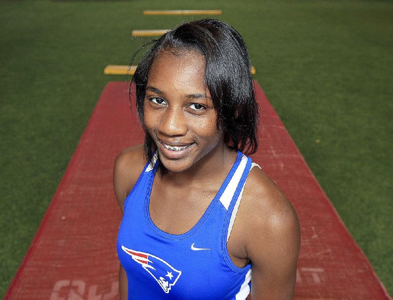 Little Rock Parkview’s Jada Baylark won three individual titles at last week’s Class 6A state track and field meet, but the junior is looking to add to those accomplishments at today’s Meet of Champions.