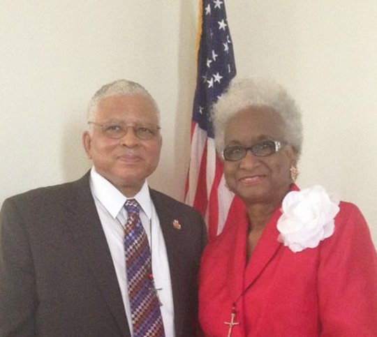 Submitted photo PARTNERS: Cheryl Batts, president and founder of P.H.O.E.B.E., left, and the Rev. Chester R. Jones, senior pastor of Haven United Methodist Church, work together to lead their organizations to help their community.