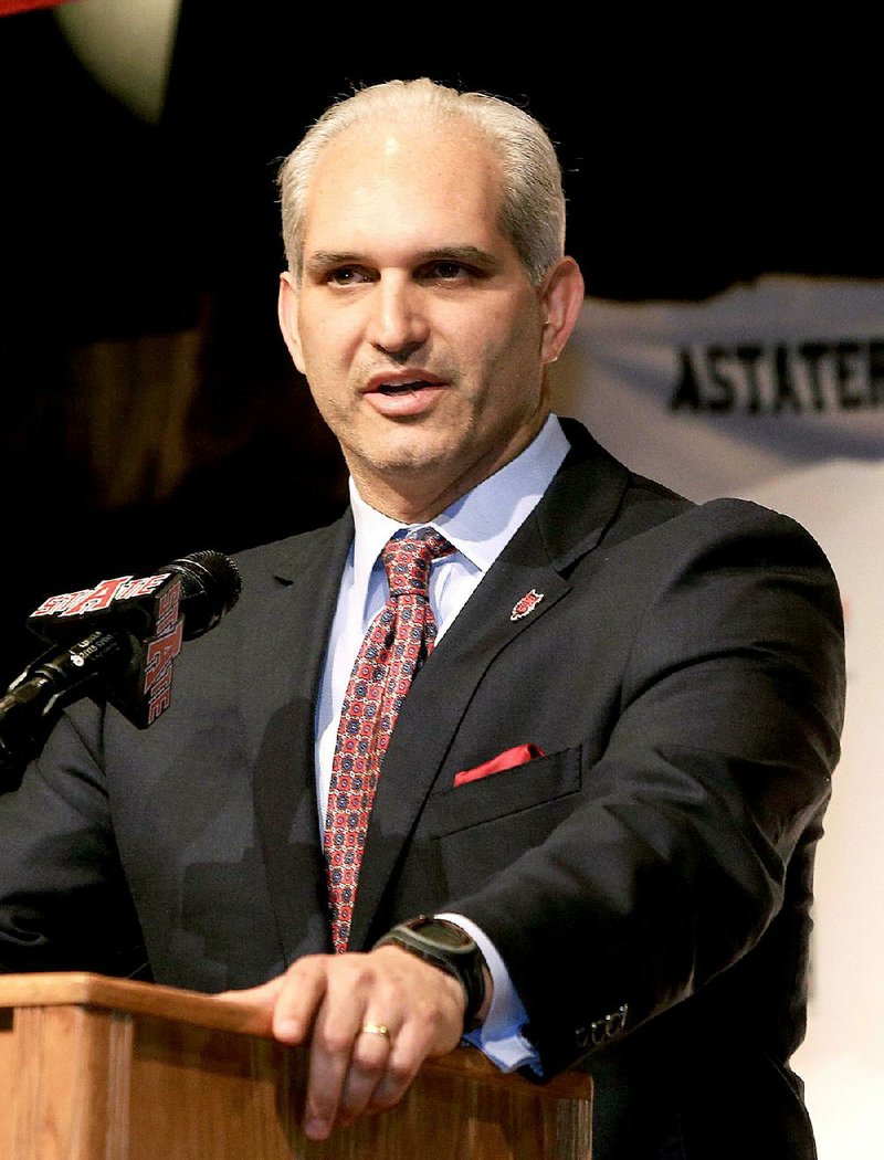 Arkansas State Director of Athletics Terry Mohajir