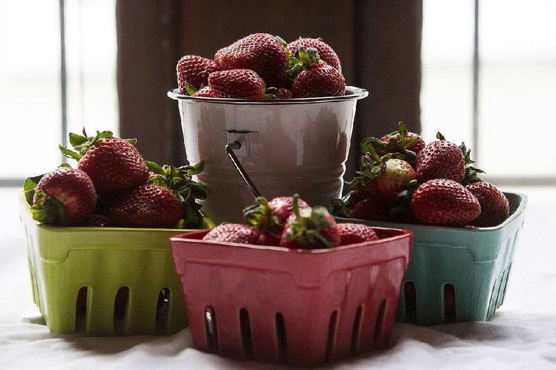 Fresh strawberries, though available year-round, are at their best in late spring.