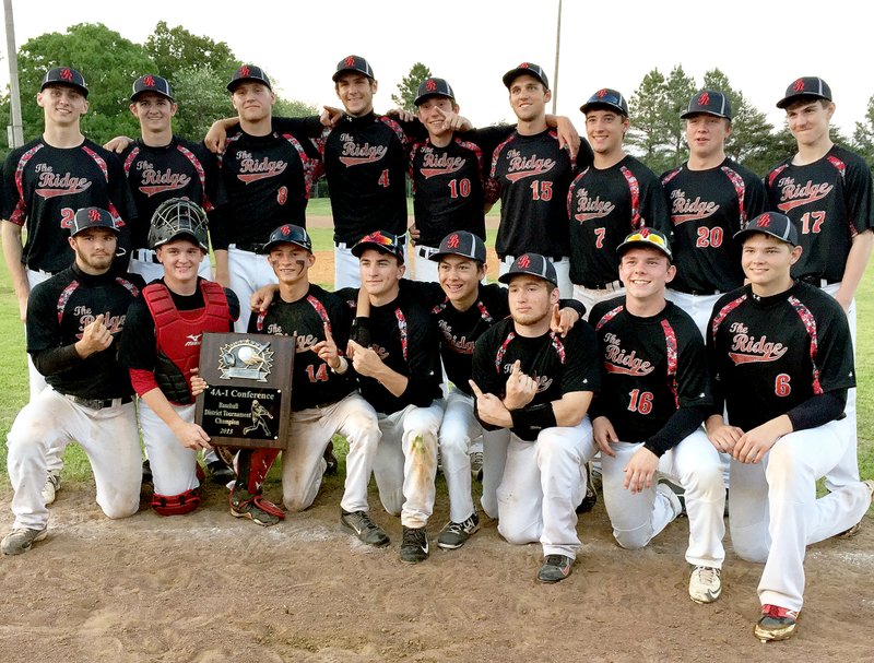 Photographs courtesy of Brea Trundle Pea Ridge Blackhawk baseball team won the district championship by defeating Shiloh.