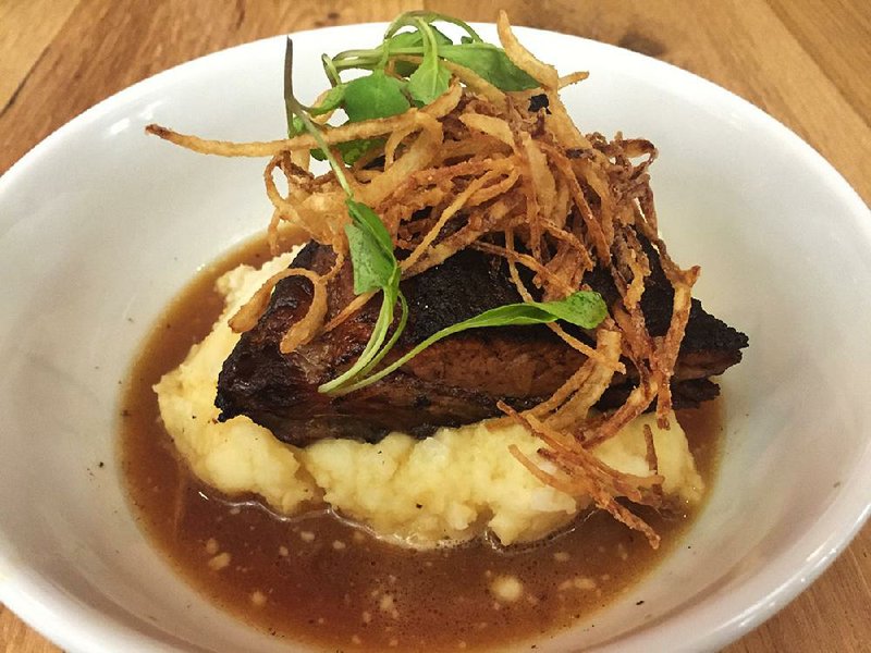 The Root Beer and Ginger Braised Beef Short Rib is a splurge, but also one of Southern Gourmasian’s best offerings. 