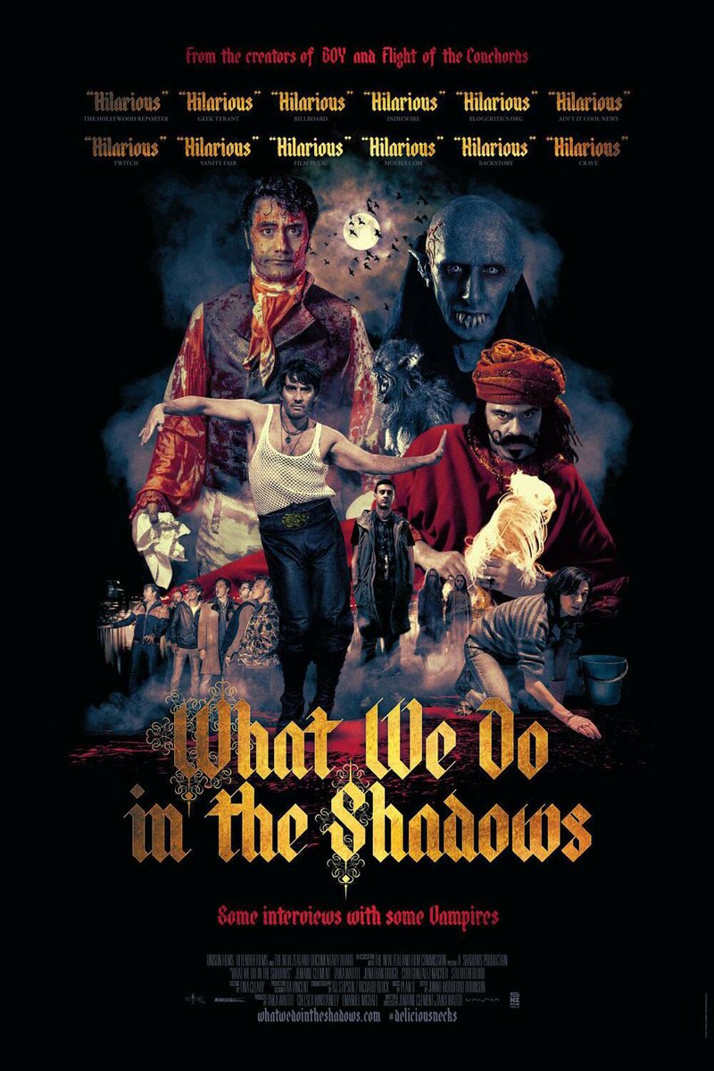 What We Do in the Shadows, directed by Taika Waititi and Jemaine Clement