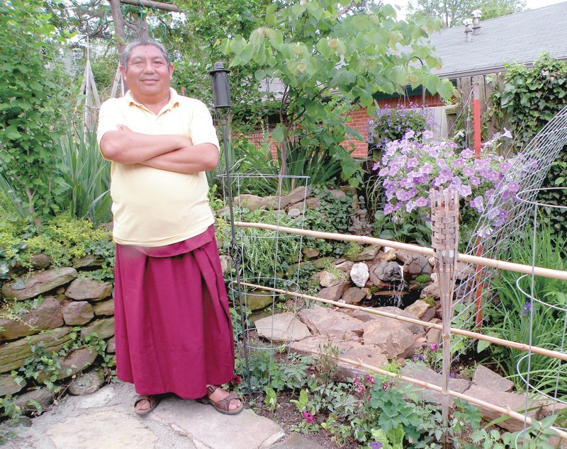 Courtesy Photo Geshe Dorjee is the peace gardener at 235 Louise St.