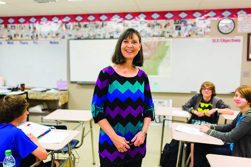 Sherry Holder, a Pre-AP history teacher at Conway Junior High School, has been participating in National History Day since 2000 and has had several students win state and national honors. Holder was named National History Day’s Patricia Behring Teacher of the Year for the high school level. Two teachers were chosen in Arkansas, and she is in the running for the national honor, which will be announced in June and comes with a $10,000 prize.