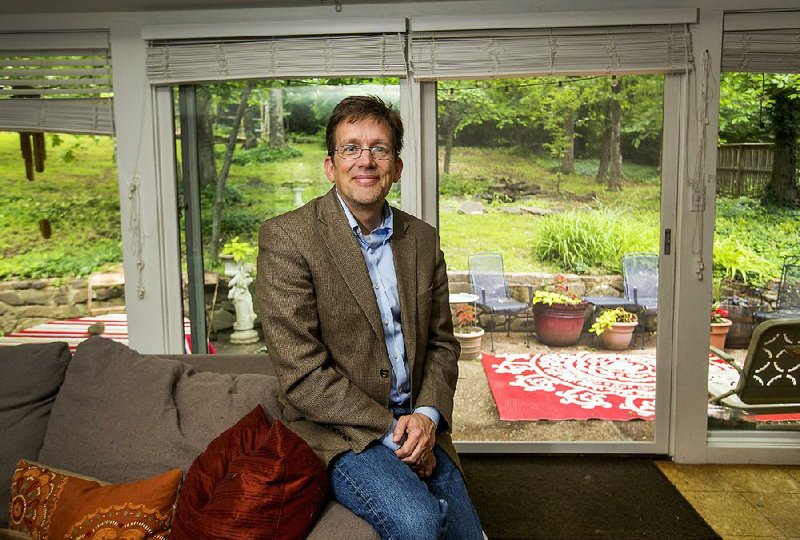 Kyle Kellams; photographed on Monday, May 18, 2015, in his Fayetteville home.