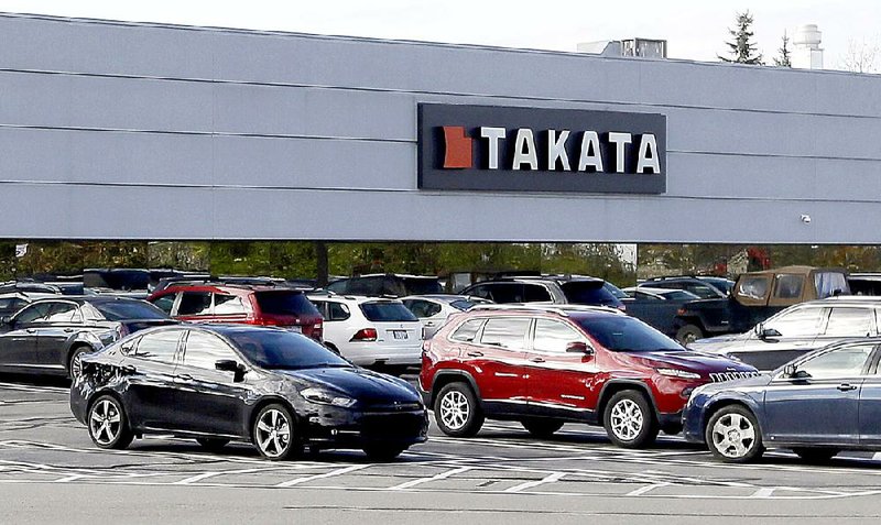 The Takata building, an automotive-parts supplier in Auburn Hills, Mich., is shown in this October photo. 