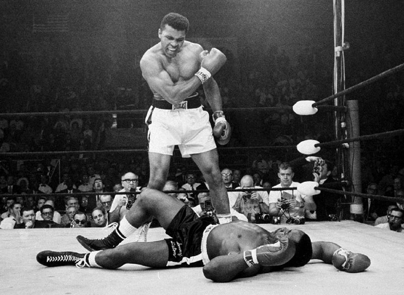 Fifty years ago, then-heavyweight champion Muhammad Ali knocked out challenger Sonny Liston with a short hard right to the jaw in the fi rst round of their controversial title fight in Lewiston, Maine, on May 25, 1965. 