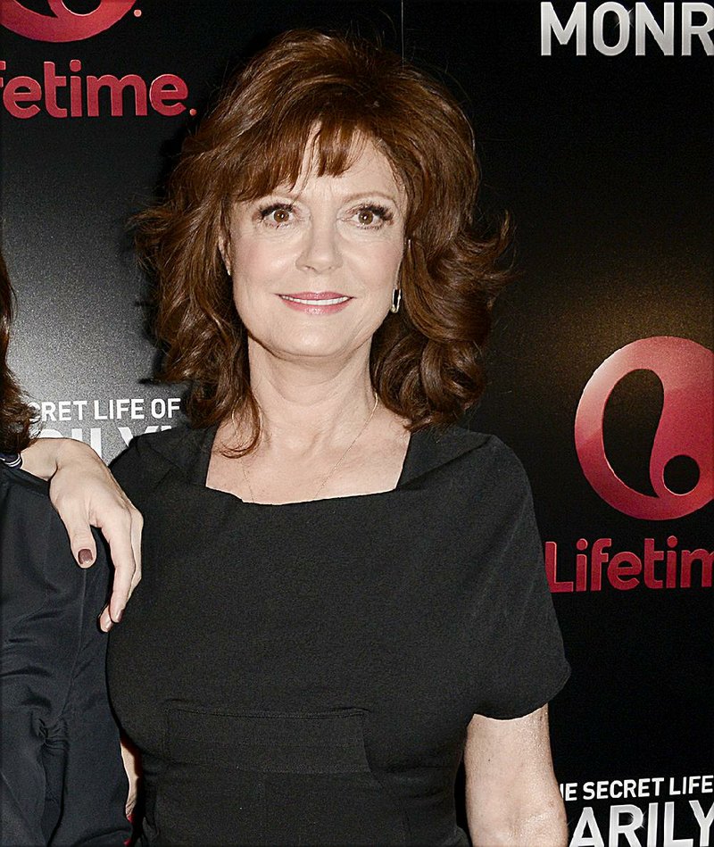 Oscar-winning actress Susan Sarandon attend the world premiere of the Lifetime television miniseries, "The Secret Life of Marilyn Monroe," in Los Angeles on Monday, May 11, 2015.