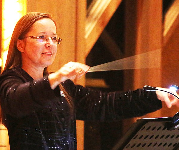 Submitted photo MUSICAL LEADERSHIP: Sigilda Naidin will serve as conductor during the Hot Springs Flute Ensemble's patriotic concert on Sunday in Anthony Chapel at Garvan Woodland Gardens.