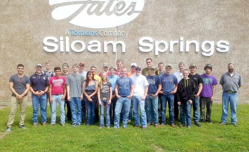 Photo submitted Forty high school students toured local industries to learn more about career opportunities.