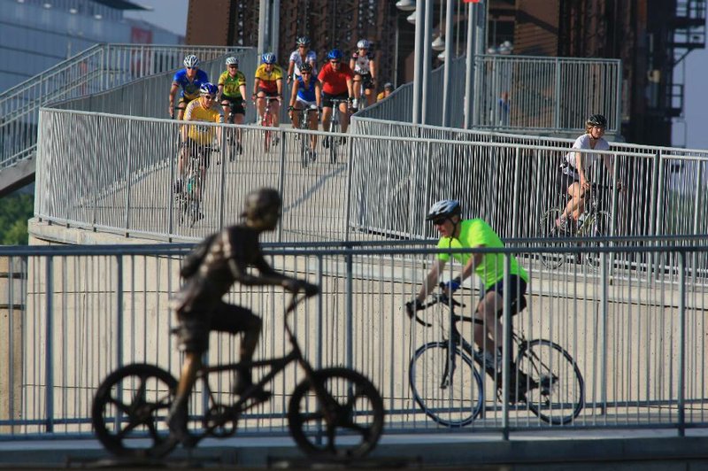 Dedicated cyclists can spin through journeys of 30, 50, 62 or 100 miles in the annual CARTI Tour de Rock. 
