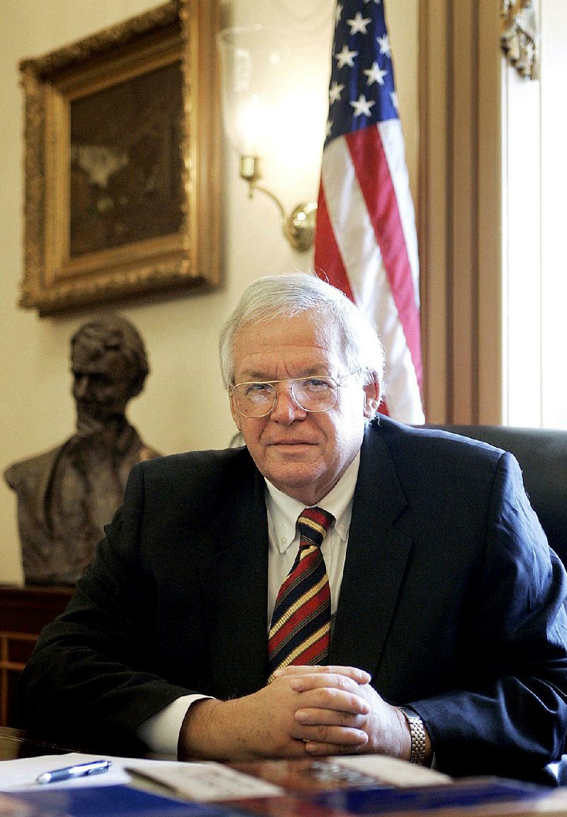 Dennis Hastert, the former U.S. House speaker, was indicted by a federal grand jury. Hastert is shown in this file photo.
