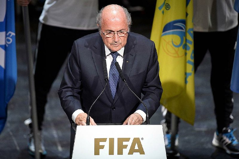 FIFA President Sepp Blatter, speaking Thursday at the FIFA gathering in Zurich, said “there can be no place for corruption of any kind” in the organization.