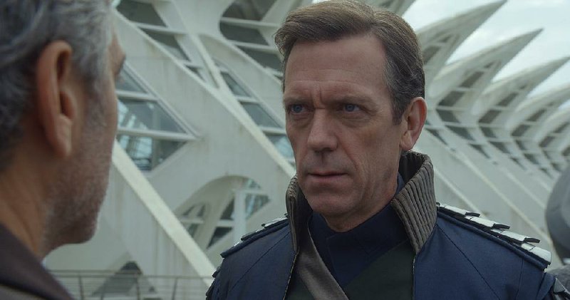 George Clooney (left) and Hugh Laurie star in the Disney film Tomorrowland. It came in first at last weekend’s box office and made about $43 million.
