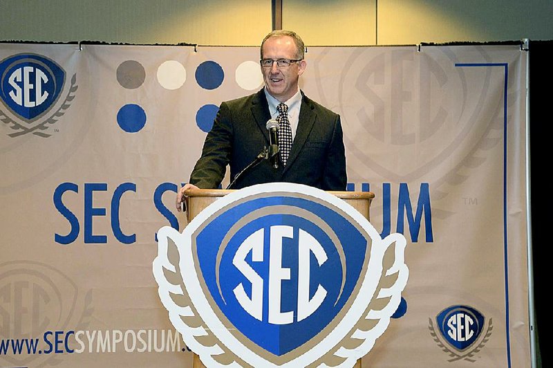 Greg Sankey, former SEC executive associate commissioner and chief operating officer, officially took over as conference commissioner Friday after Mike Slive’s retirement. 
