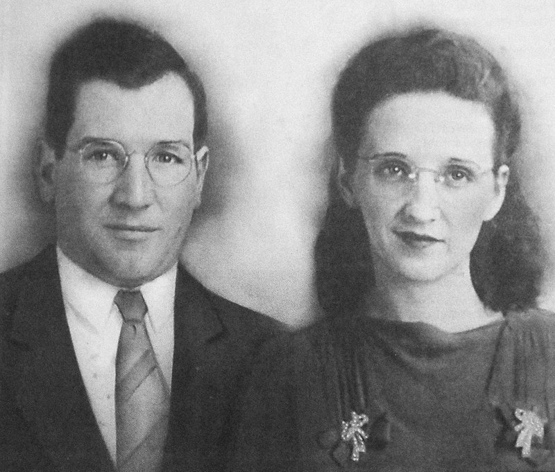 Lester Kenneth Setser is pictured with Jeweldine, his wife, in the years before he was shot to death on June 5, 1951, in the line of duty as a town marshal in Decatur. Setser left behind his wife and six children.