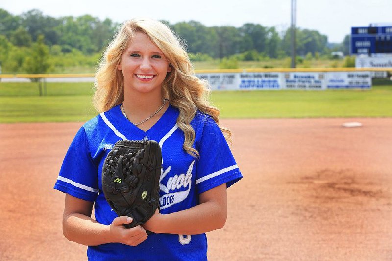 Bald Knob junior pitcher Autumn Humes finished the season with a 26-1 record and 0.41 earned-run average, but she also batted .543 and hit 11 home runs.
