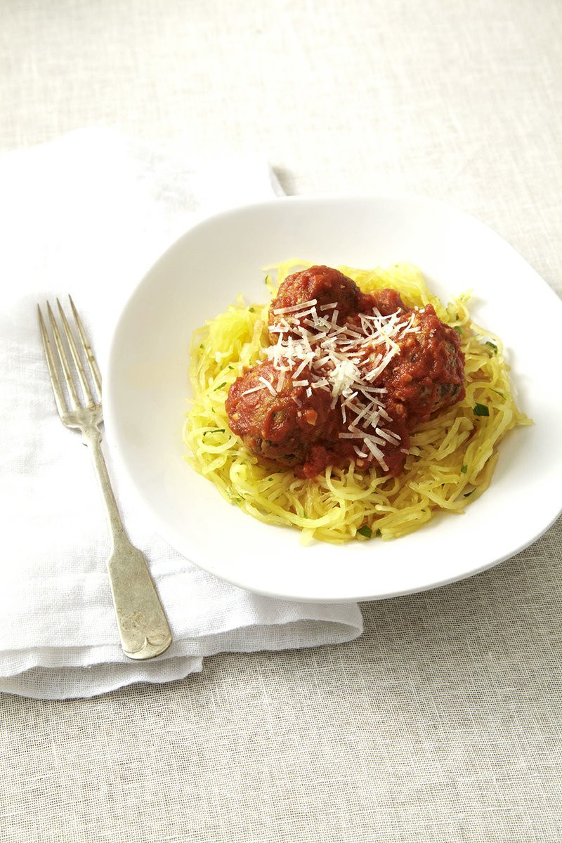Healthy ‘spaghetti’ and meatballs