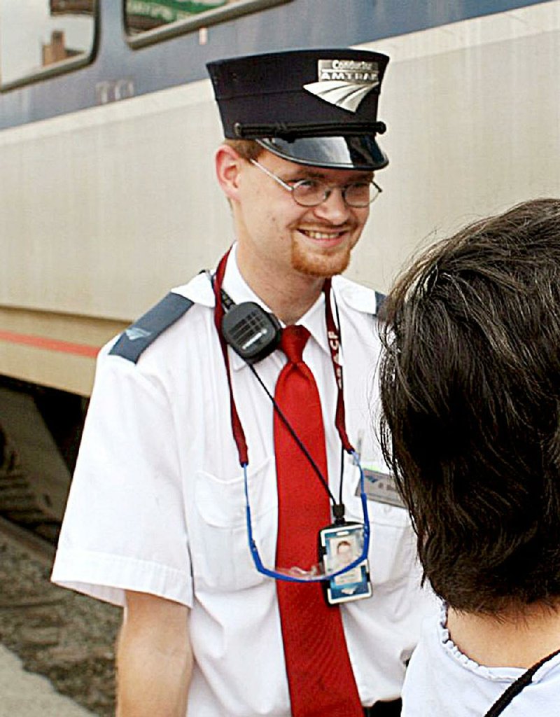 Brandon Bostian, shown at the Amtrak station in St. Louis in 2007, “has absolutely no recollection whatsoever” of the derailment of the train he was operating May 12 in Philadelphia, his attorney said.  