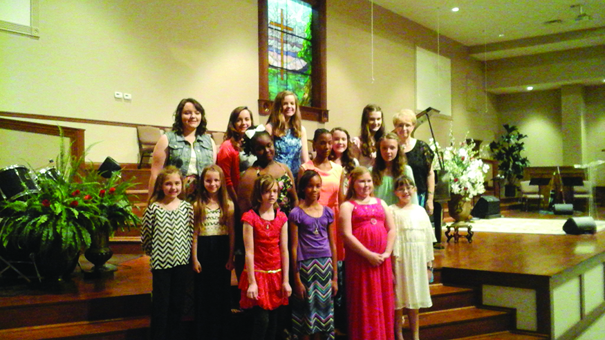 Piano recital at Cullendale First Baptist Church