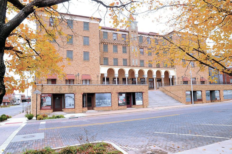 The old Lane Hotel in downtown Rogers.