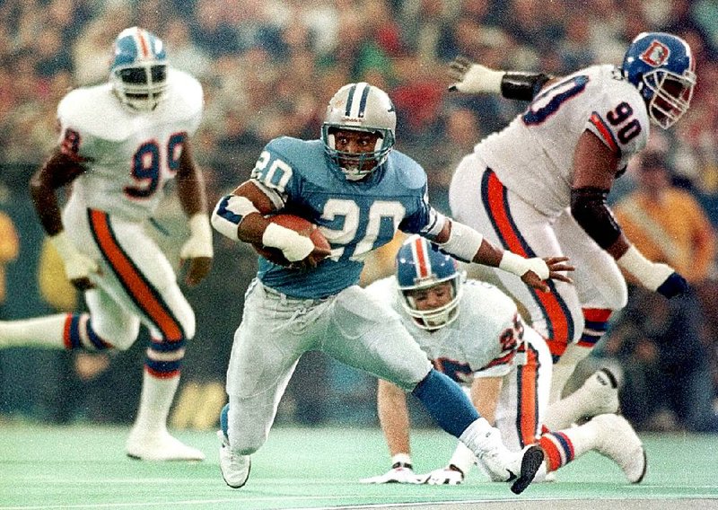 NFL Hall of Famer Barry Sanders reluctantly signed a urinal from the old Pontiac Silverdome when a fan presented it to him at an autograph show, but Mike Kozan got the signature and a $3,000 profit when he put the $23 item up for auction on eBay. 
