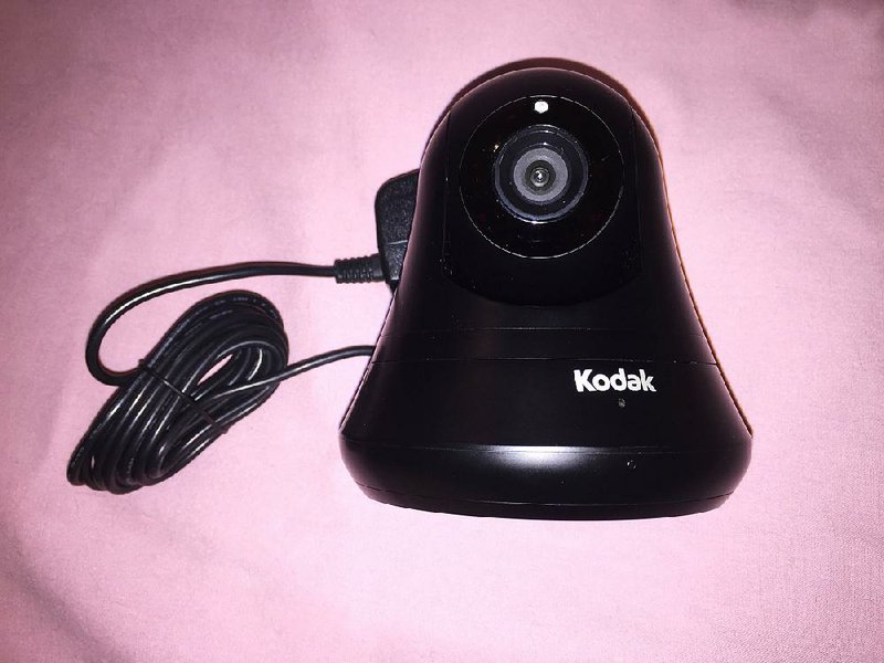 The Kodak Video Monitor CFH-V15’s features include pan and tilt controls, built-in infrared, video and photo functions and a speakerphone. 