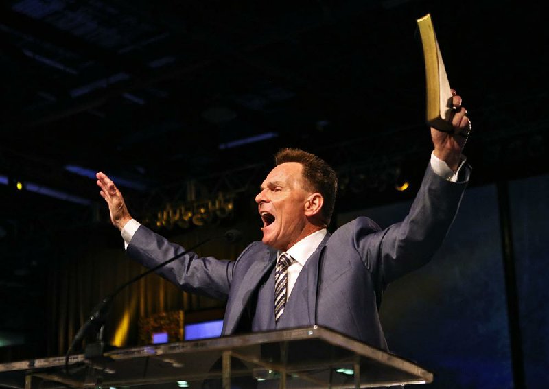 “As a minister of the Gospel, I will not officiate over any same-sex unions or same-sex marriage ceremonies. I completely refuse,” the Rev. Ronnie Floyd of Springdale, president of the Southern Baptist Convention, declared Tuesday in Columbus, Ohio. 