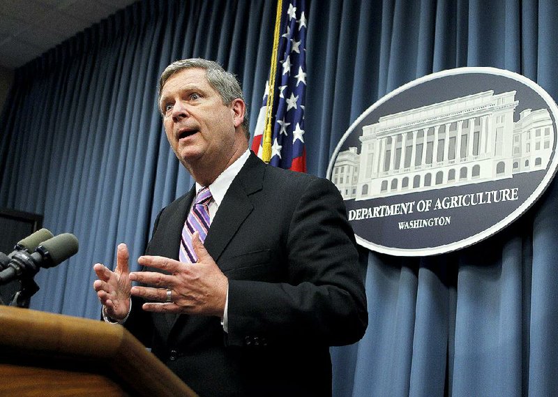 Agriculture Secretary Tom Vilsack is shown in this 2010 file photo.