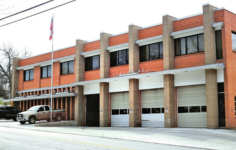 File Photo/NWA Democrat-Gazette/DAVID GOTTSCHALK Fayetteville&#8217;s Fire Station No. 1, 303 W. Center Street, has been added to the National Register of Historic Places.