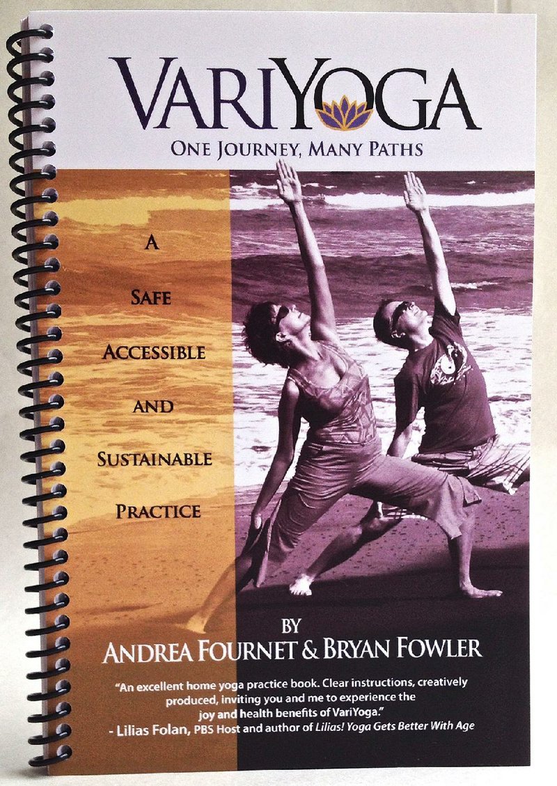 VariYoga book by Andrea Fournet and Bryan Fowler of Arkansas Yoga Center in Fayetteville.