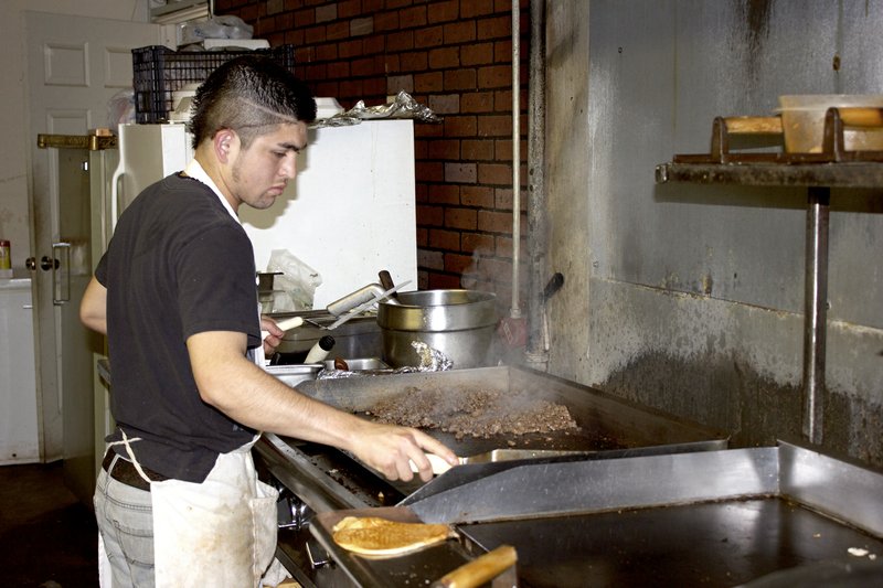 Tina Parker/Herald-Leader The meats at Taqueria El Rancho are prepared fresh daily.