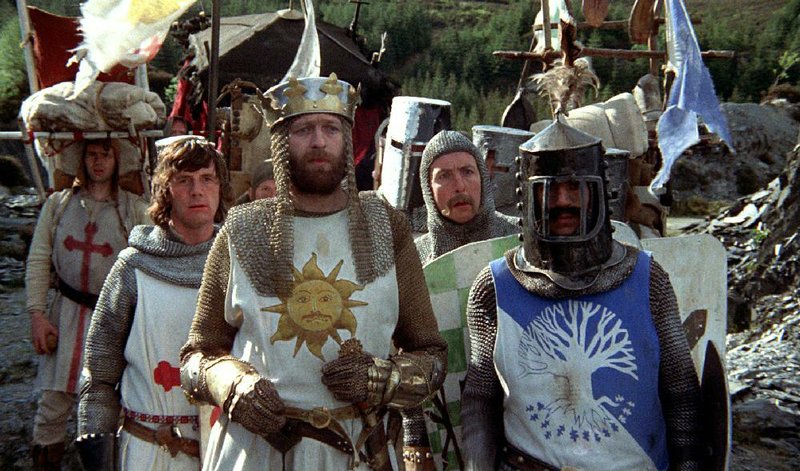 The Central Arkansas Library System’s Ron Robinson Theater, 100 River Market Ave., Little Rock, will screen three movies this weekend: 10 p.m. Friday — Monty Python and the Holy Grail (shown, rated PG), marking the 40th anniversary of the film’s release; 2 p.m. Saturday — The Goonies (rated PG); and 7 p.m. Saturday — Psycho (rated R). Tickets for each film are $5. Call (501) 918-3086 or email sgele@cals.org.