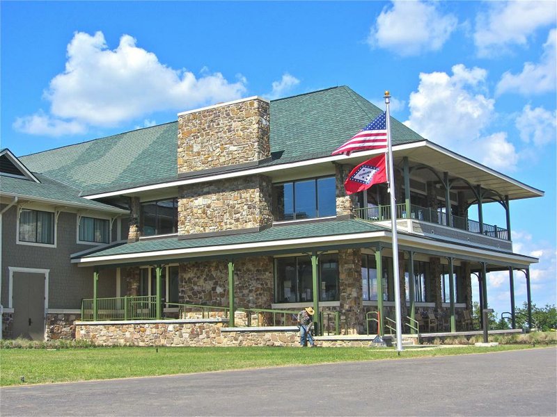 Queen Wilhelmina State Park’s completely remodeled lodge is open for overnight guests starting Wednesday. 
