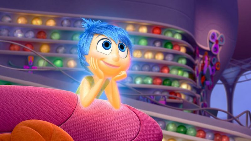 Joy (voice of Amy Poehler) is one of five Emotions who help advise an 11-year-old girl as she negotiates everyday life in the Disney Pixar film Inside Out. It came in second at last weekend’s box office and made $90.4 million.